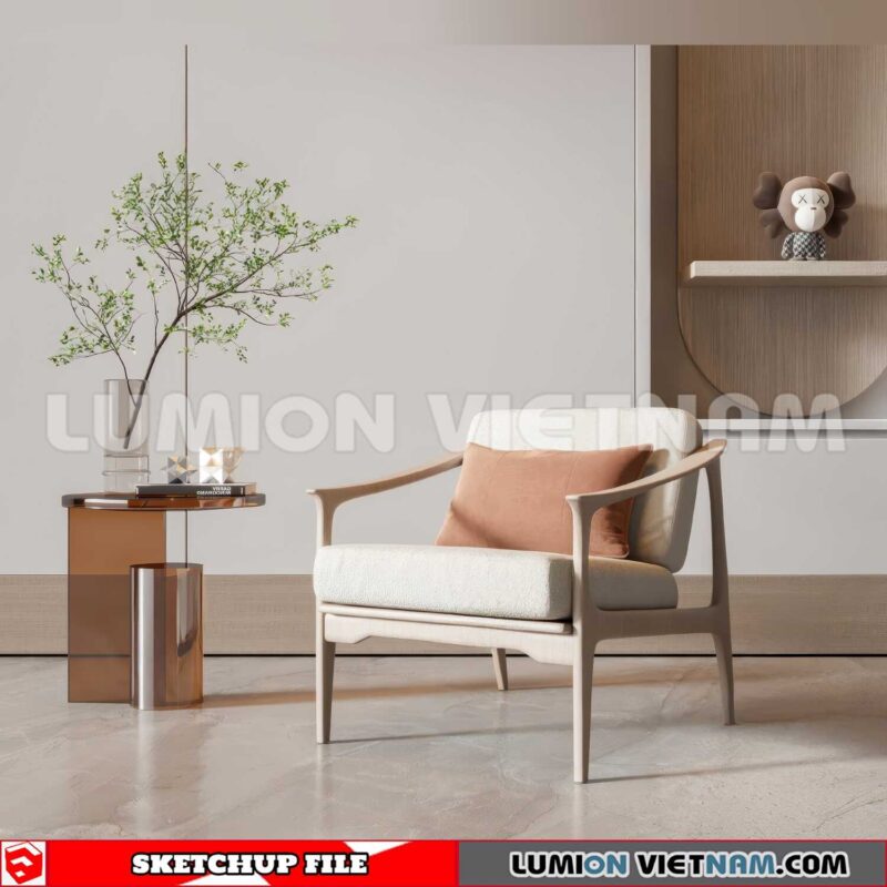 250126. Arm Chair Sketchup 3D Models